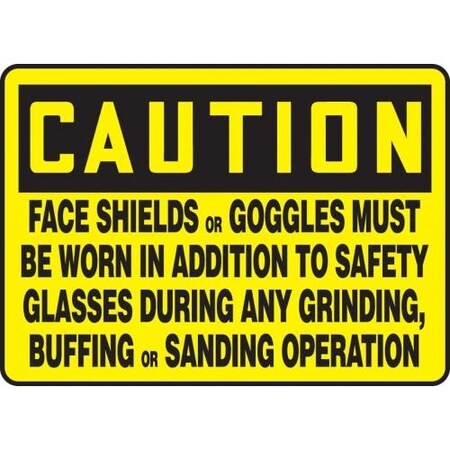 OSHA CAUTION Safety Sign FACE MPPE705XP